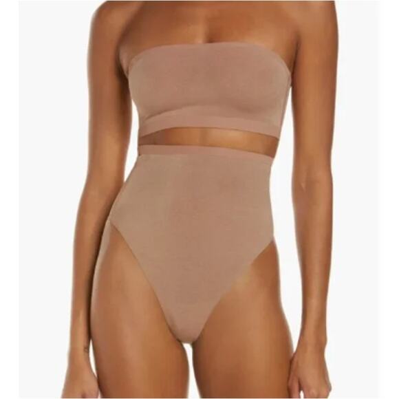 NWT SKIMS  Power Mesh High Waist Thong Size 2X SIENNA - Picture 7 of 7